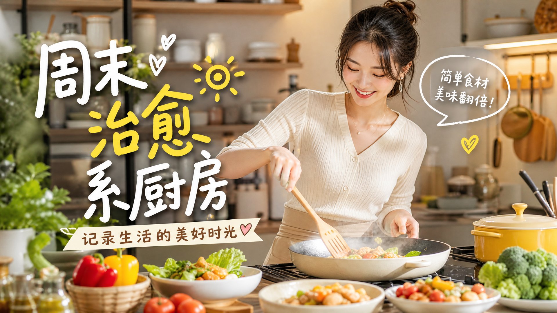 海角视频 海角视频生活视频教程：周末治愈系厨房美食制作全流程视频演示