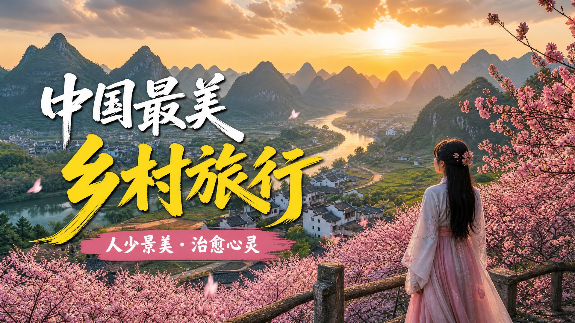 海角视频 海角视频旅行视频：中国最美乡村旅行vlog视频演示·治愈心灵之旅